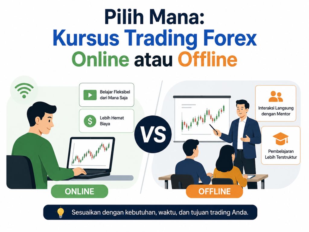 pilih mana kursus trading forex online atau offline