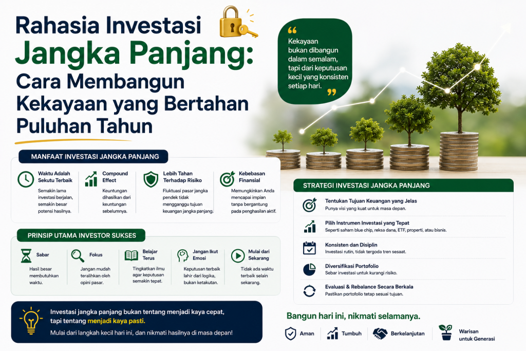 rahasia investasi jangka panjang cara membangun kekayaan