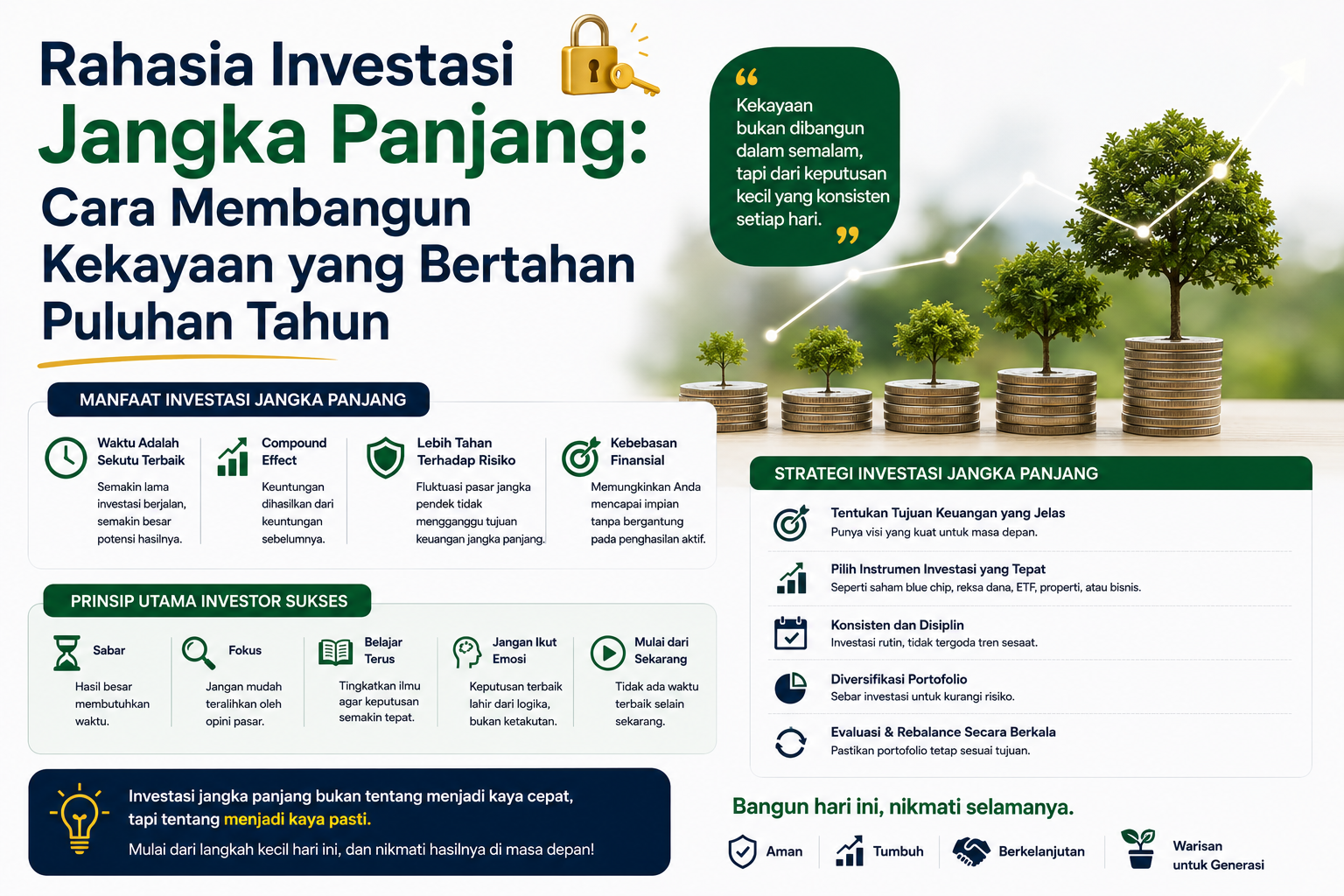 Rahasia Investasi Jangka Panjang Cara Membangun Kekayaan