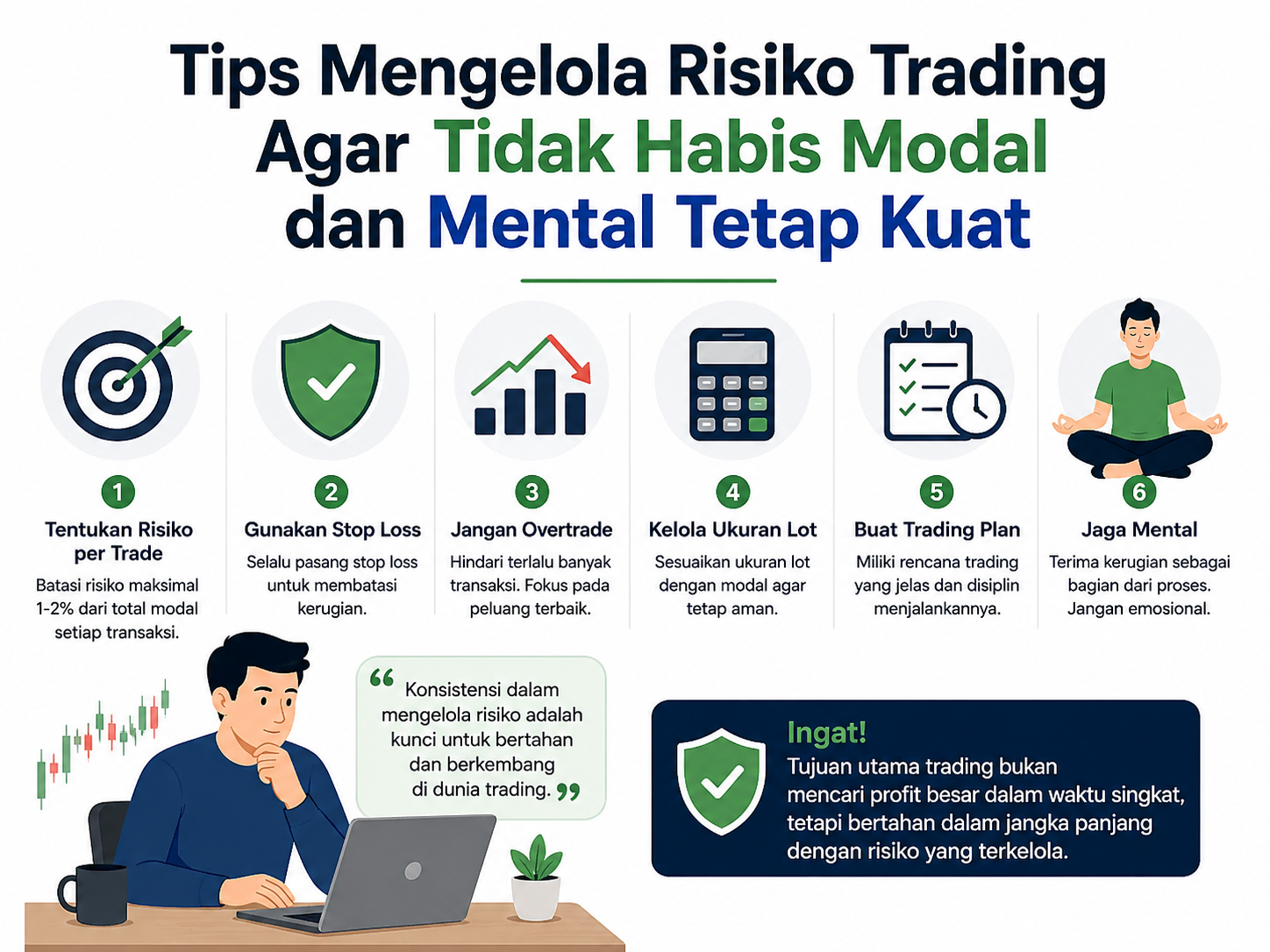 Tips Mengelola Risiko Trading Agar Tidak Habis Modal Dan Mental Tetap Kuat