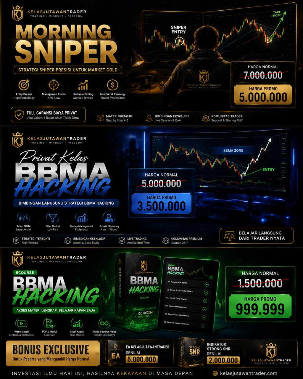 E-Course BBMA Hacking - Kelas Jutawan Trader